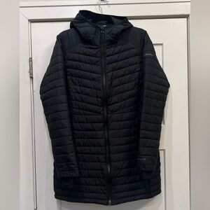 Columbia light weight mid length puffer jacket